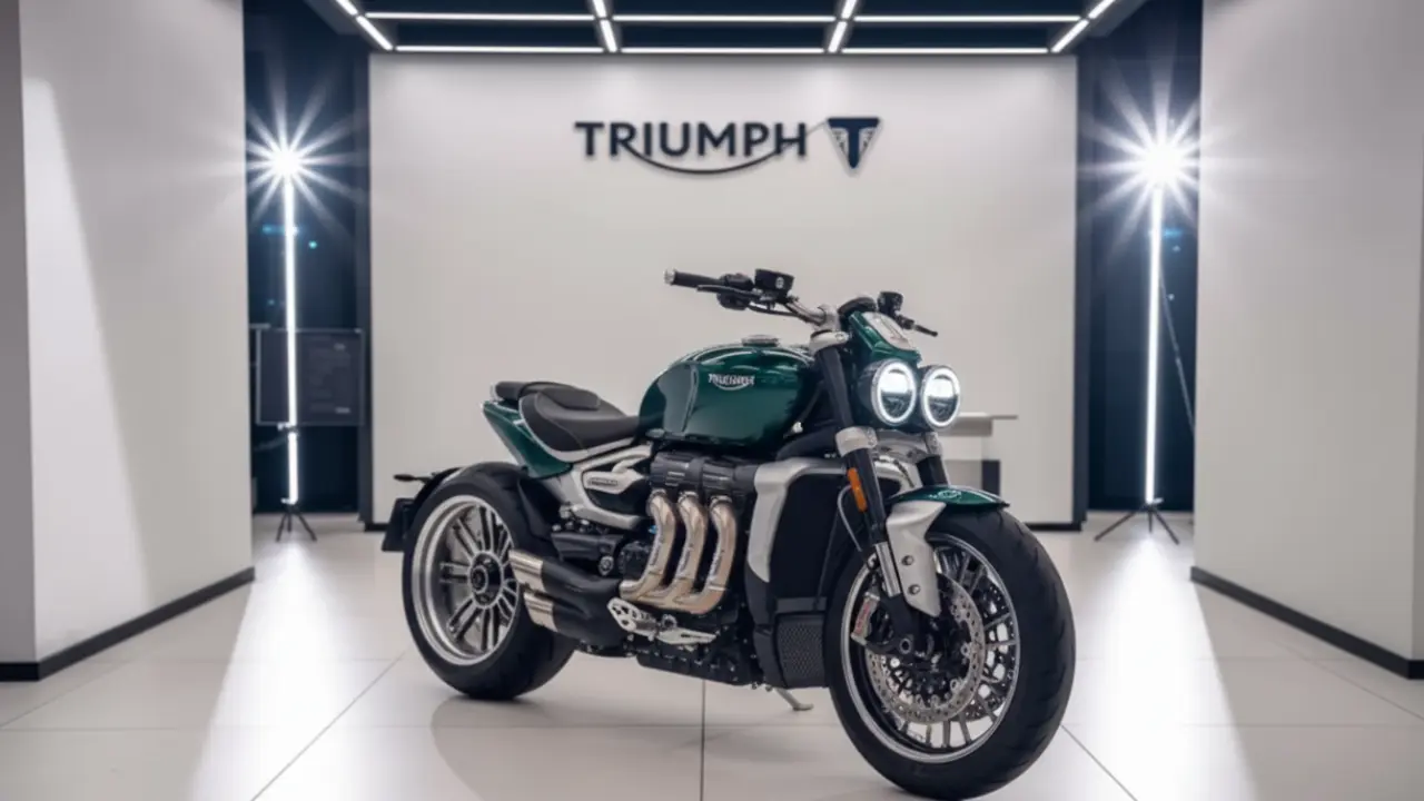 Triumph Rocket 3 GT 2025 power cruiser with bold design and new features