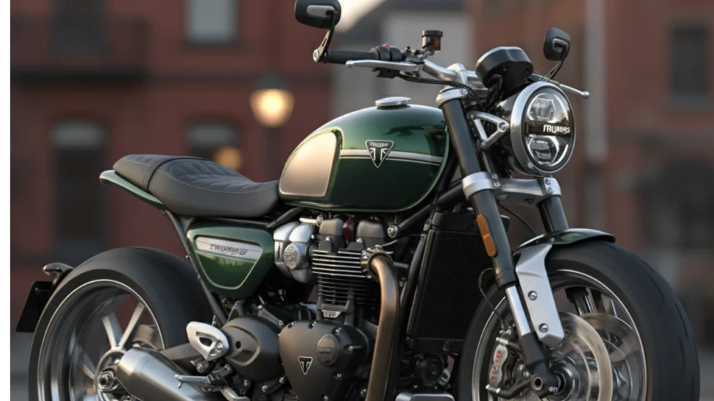 Triumph Speed T4 2025 motorcycle with bold design and TFT display