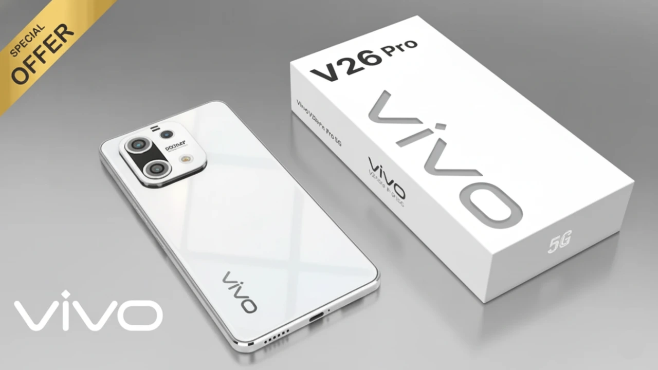 Vivo V26 Pro 5G with 250MP camera and 120Hz AMOLED display