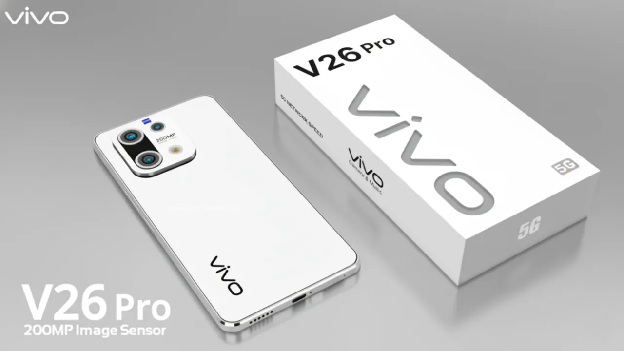 Vivo V26 Pro 5G with 200MP camera and 7700mAh battery