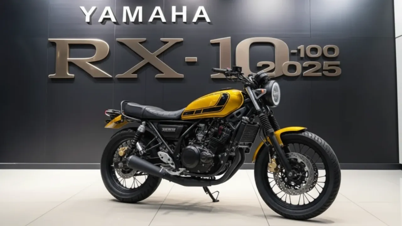 Yamaha RX 100 2025 with retro styling and modern features