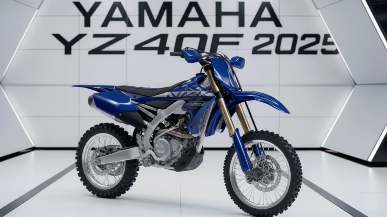 Yamaha YZ450F 2025 motocross bike with new power and race tech