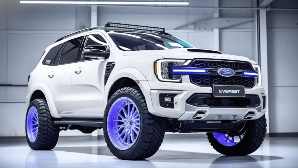 2026 Ford Everest with rugged design hybrid power and seven seater SUV layout