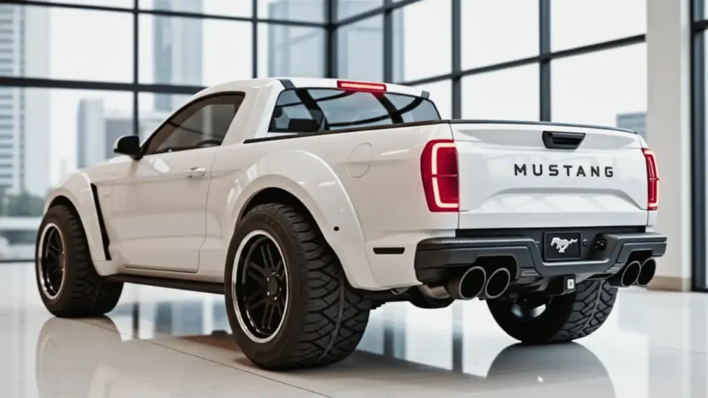 2026 Ford Mustang Pickup blending muscle car power with pickup utility