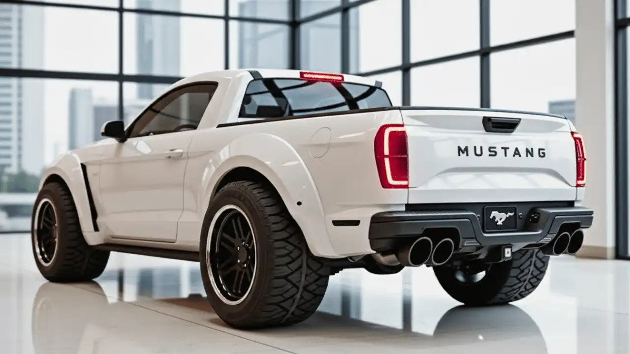 2026 Ford Mustang Pickup blending muscle car power with pickup utility