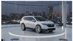 2026 Honda CR V hybrid SUV with premium interior and high mileage