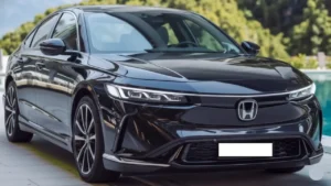 Honda 2025 luxury sedan with hybrid engine and premium comfort