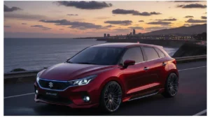 Maruti Baleno 2026 hybrid car exterior and interior features