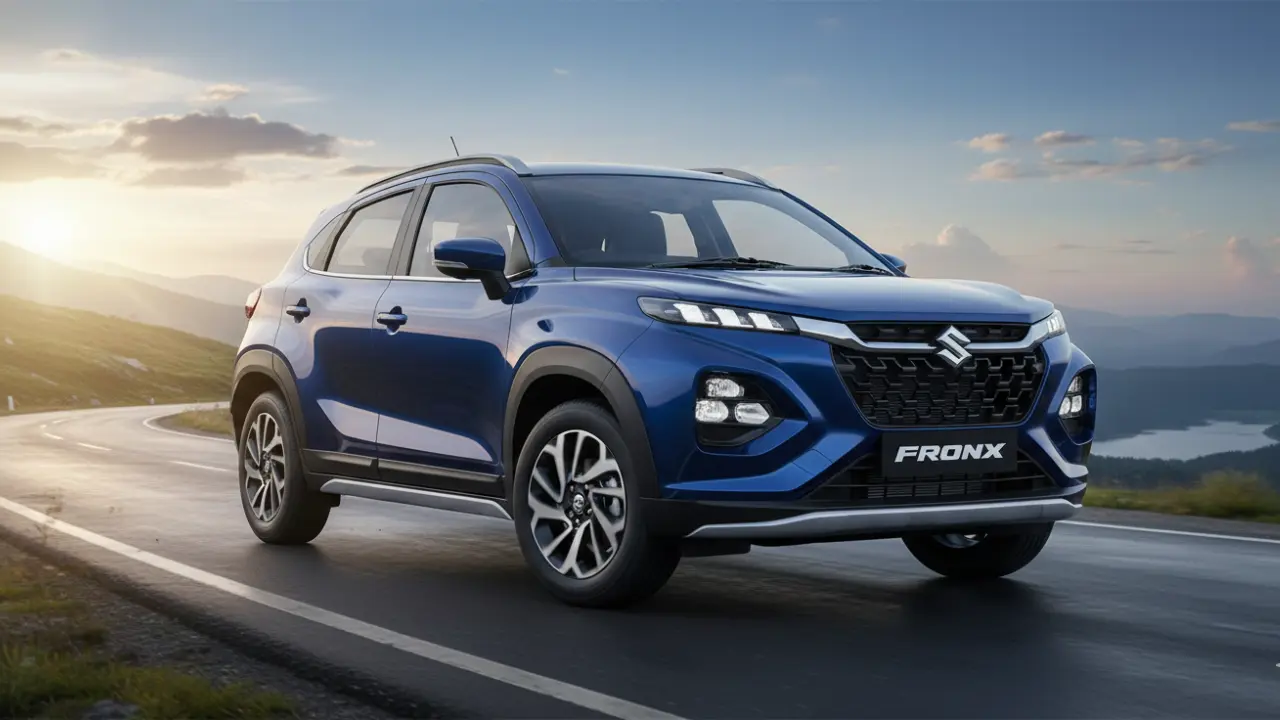 Maruti Fronx 2025 compact SUV exterior front design