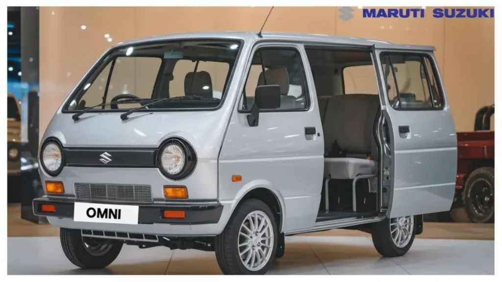 Maruti Suzuki Omni 2025 showing modern exterior design and spacious interior cabin