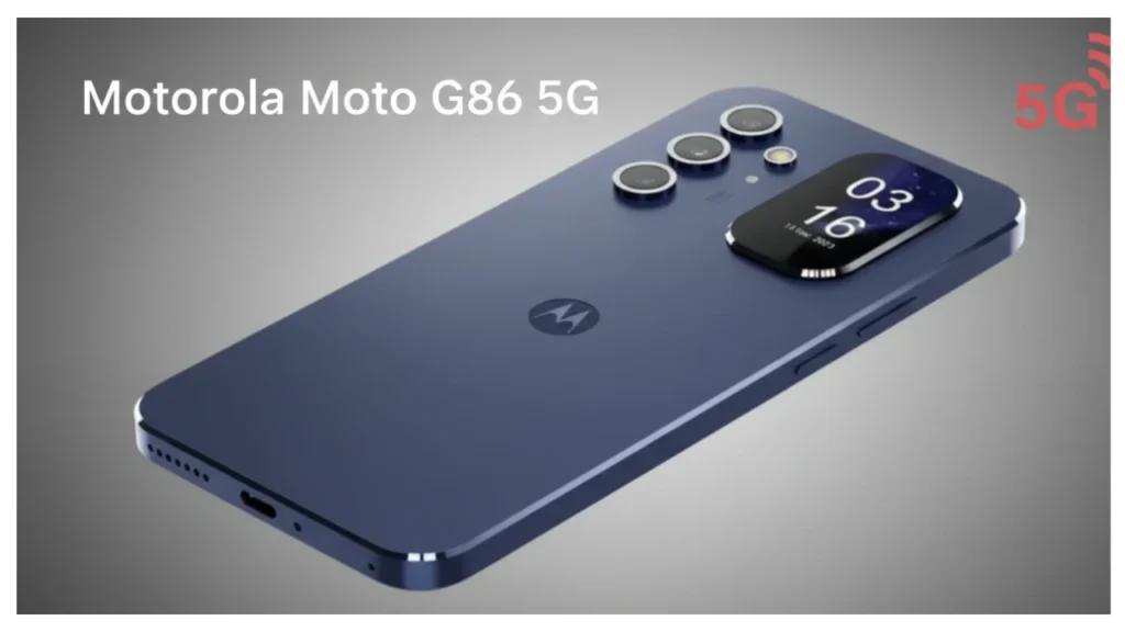 Motorola Moto G86 5G with AMOLED display and large battery