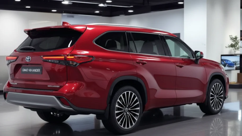 New Toyota Grand Highlander 2026 exterior and interior first look