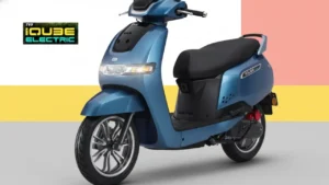TVS iQube Electric scooter with 400KM range and smart features