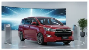 Toyota Innova Crysta 2026 with 2.4L diesel engine and premium 7 seater comfort