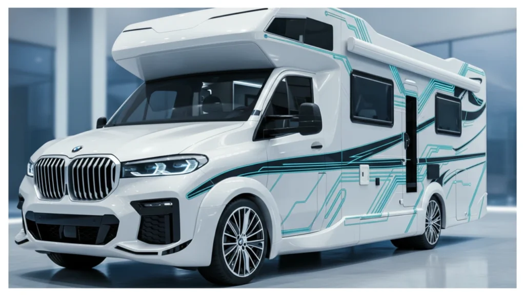 2026 BMW Luxury Camper Van with premium interior comfort and smart travel features