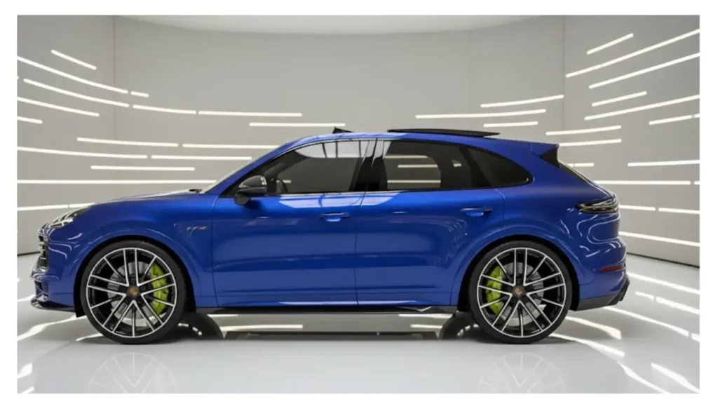 2026 Porsche Cayenne with luxury cabin hybrid engine and sporty design