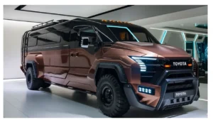 2026 Toyota Camper Motorhome with 6x6 capability and smart living space