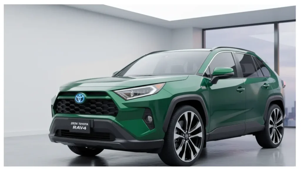 2026 Toyota RAV4 Hybrid with premium design smart tech and high mileage