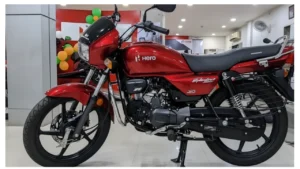 Hero Splendor Plus Xtec 2026 model with digital meter and LED lights