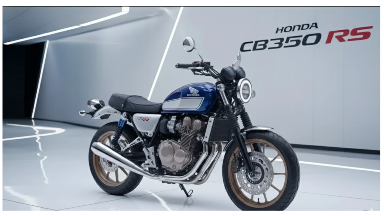 Honda CB 350 RS 2025 with refined engine and sporty design
