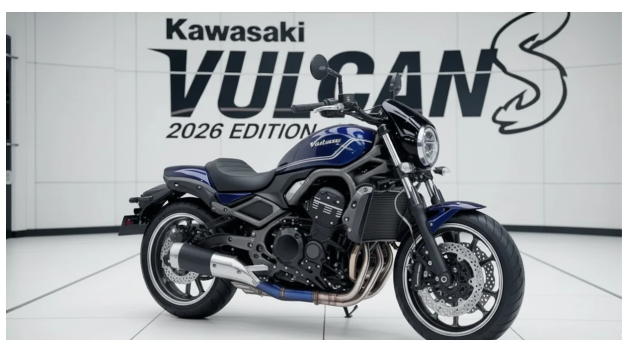 Kawasaki Vulcan S 2026 with sporty cruiser design and refined engine