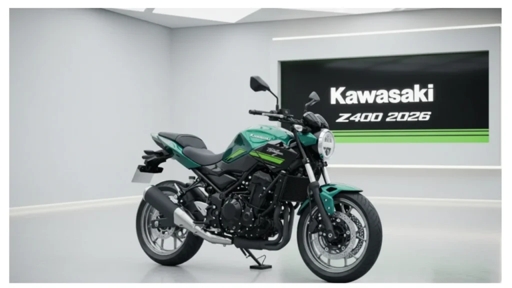 Kawasaki Z400 2026 with refined engine and Sugomi design