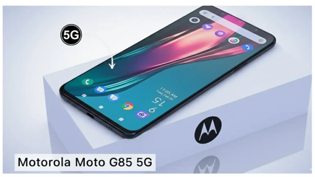 Motorola Moto G85 5G with curved pOLED display and big battery