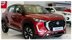 Nissan Magnite 2026 compact SUV exterior design in India