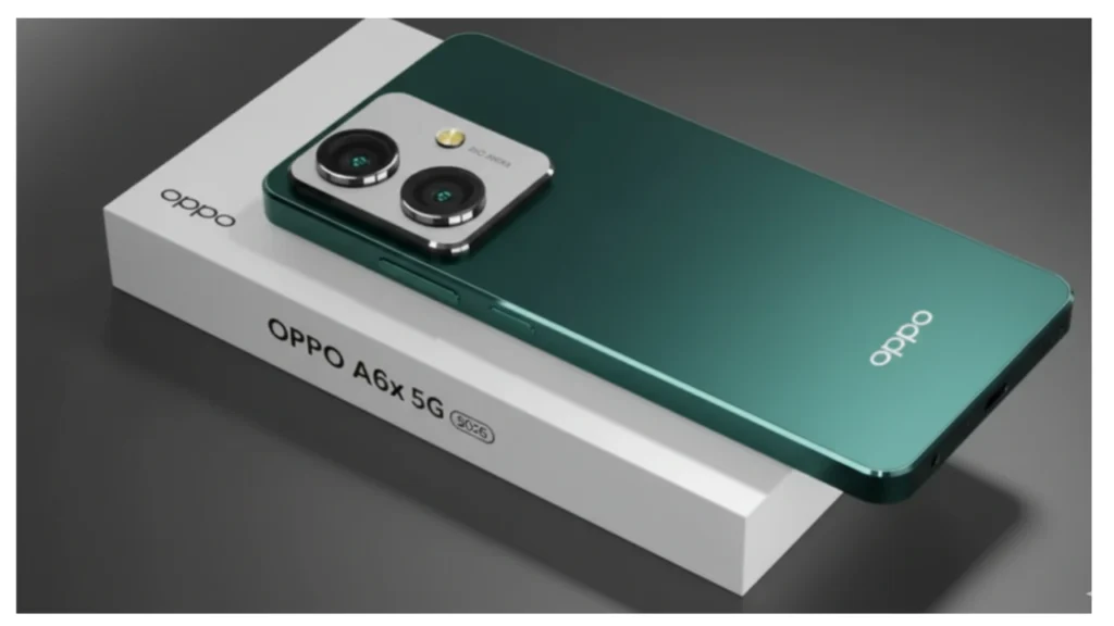 OPPO A6x 5G 2026 showing slim body and modern design