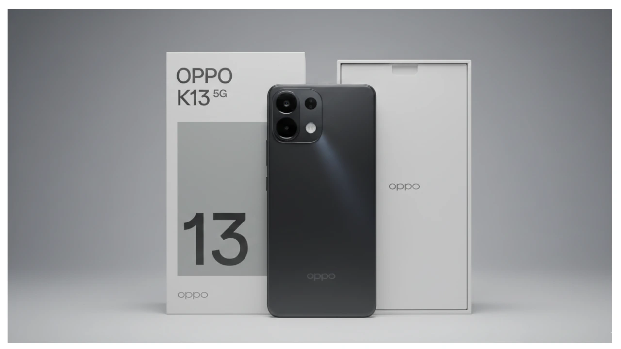 OPPO K13 5G smartphone featuring Snapdragon processor and 7000mAh battery in India