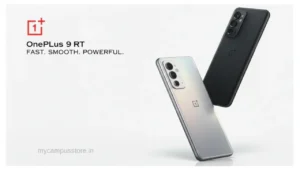 OnePlus 9 RT showing AMOLED display and camera design