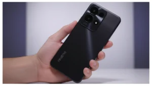 Realme C20 5G showing 108MP camera and large battery design