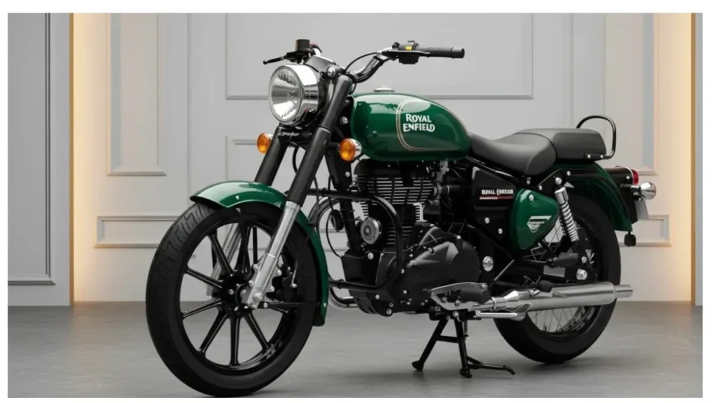 Royal Enfield Thunderbird 2026 classic cruiser motorcycle on road