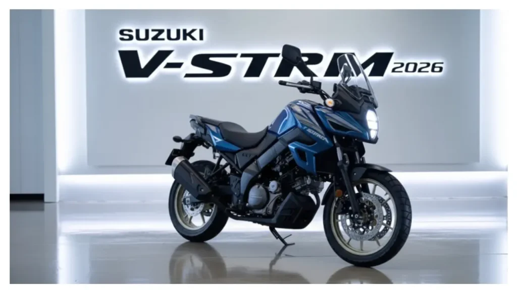 Suzuki V Strom 2026 adventure touring bike with rugged design and smart features