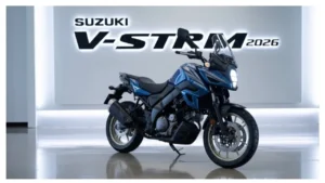 Suzuki V Strom 2026 adventure touring bike with rugged design and smart features