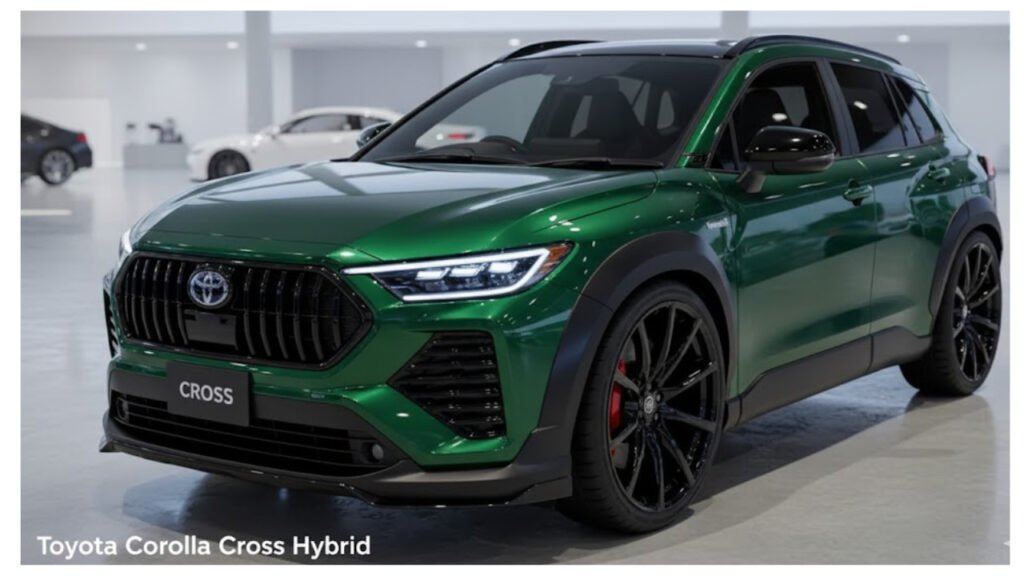 Toyota Corolla Cross Hybrid 2026 showing premium design and hybrid SUV styling
