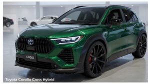 Toyota Corolla Cross Hybrid 2026 showing premium design and hybrid SUV styling