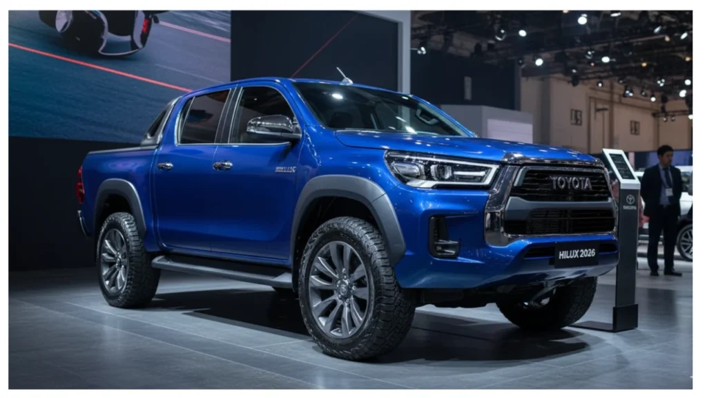 Toyota Hilux 2026 showcasing rugged design and powerful stance