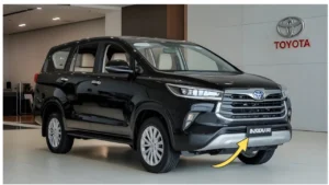 Toyota Innova Crysta 2026 showing premium interior and diesel engine comfort