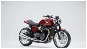 Triumph Bonneville T100 2026 parked on road showing classic design