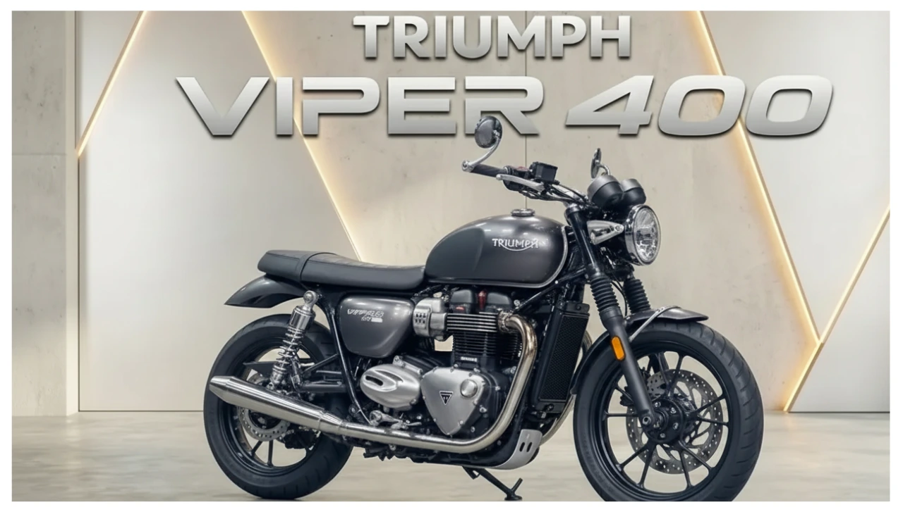 Triumph Viper 400 2026 with futuristic design and premium features