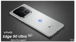 Vivo Smartphone showing 300MP camera design and large battery performance