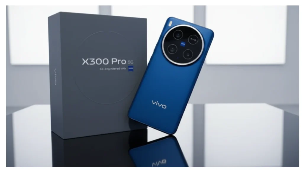 Vivo X300 Pro 5G with 200MP ZEISS camera and curved display