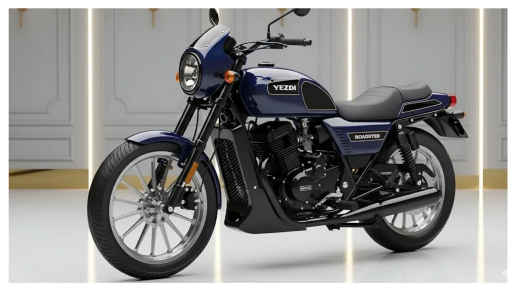 Yezdi Roadster 2026 with muscular cruiser design and modern features